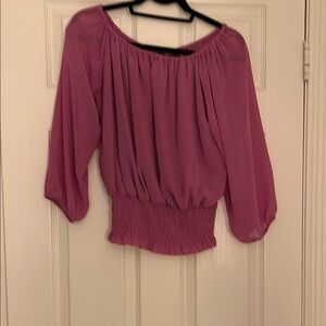 Plum blouse